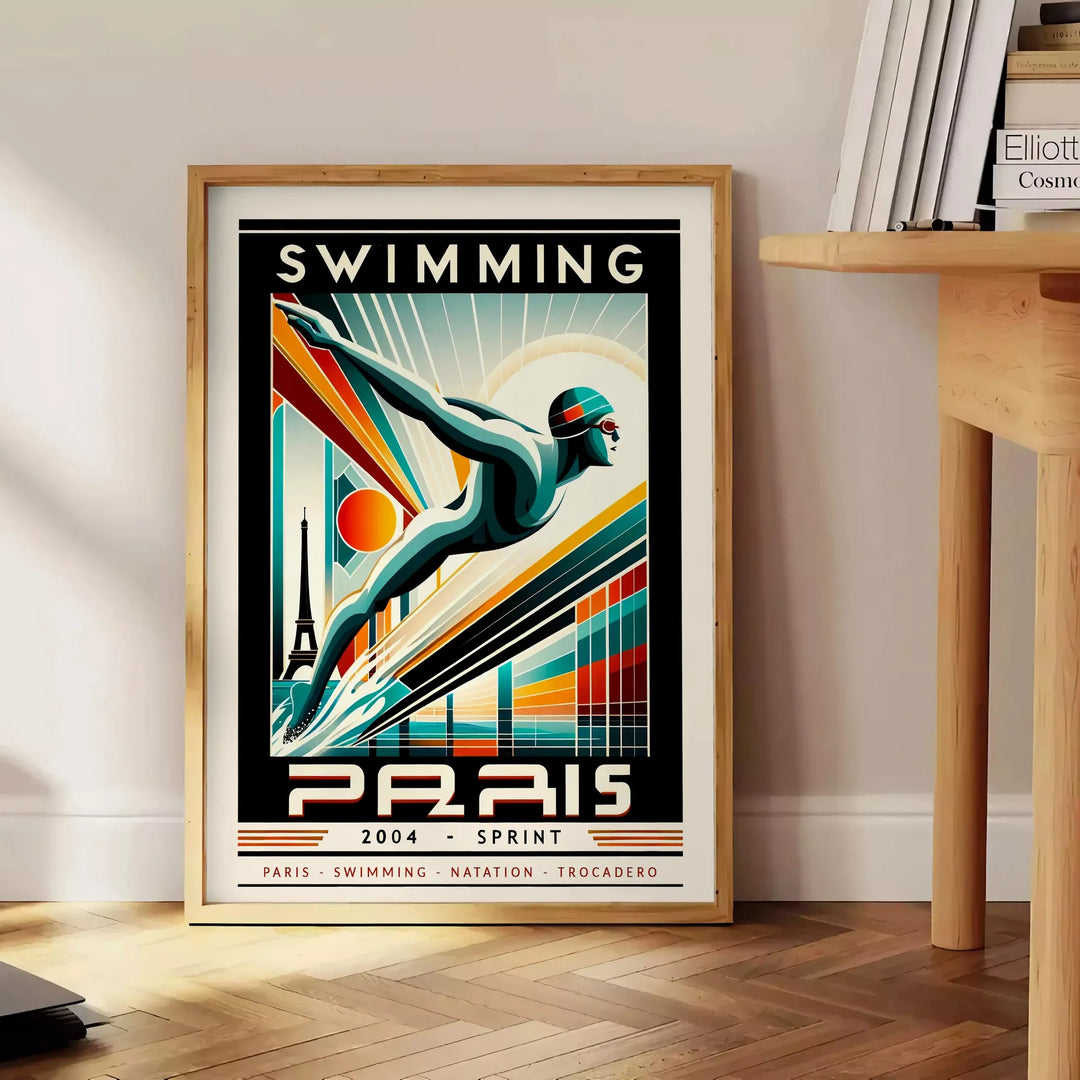 Affiche Natation Affiche Paris