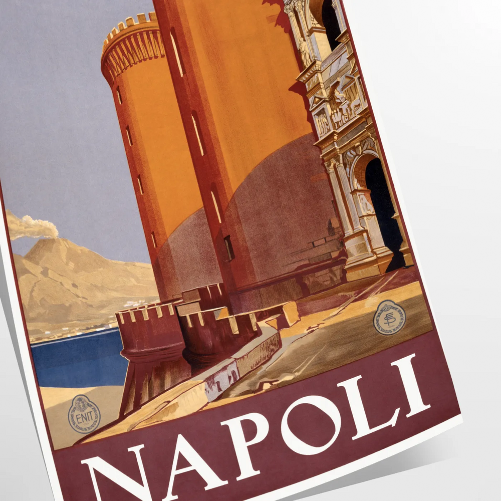 Napoli Travel Poster Poster Travel Poster High Quality Frame Premium Print Home Decor Color