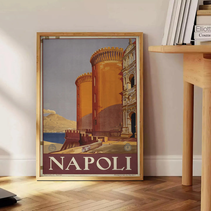 Napoli Travel Poster Wall Art Travel Poster High Quality Frame Premium Print Home Decor Color