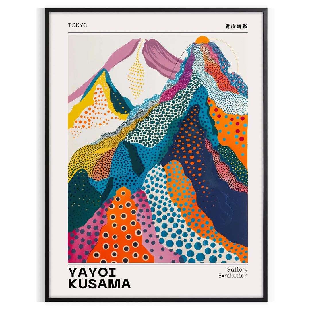 Nature Yayoi Kusama Poster 1 Travel Poster High Quality Frame Premium Print Home Decor Color