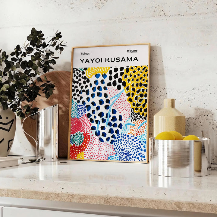 Nature Yayoi Kusama Poster 2 Travel Poster High Quality Frame Premium Print Home Decor Color