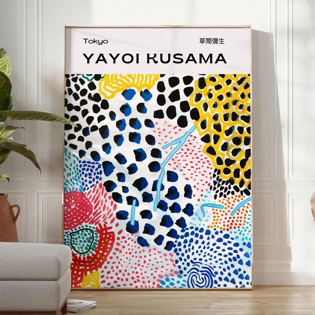 Nature Yayoi Kusama Poster 2 Travel Poster High Quality Frame Premium Print Home Decor Color