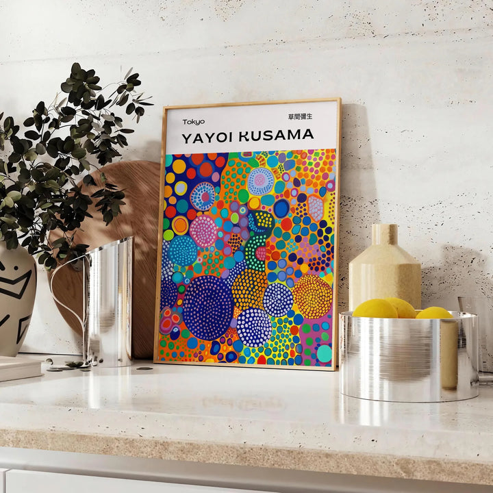 Nature Yayoi Kusama Poster 3 Travel Poster High Quality Frame Premium Print Home Decor Color