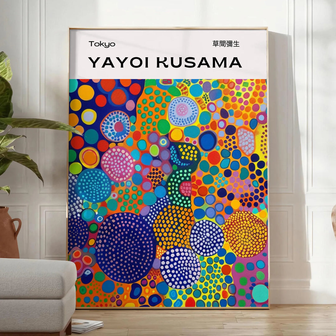 Nature Yayoi Kusama Poster 3 Travel Poster High Quality Frame Premium Print Home Decor Color