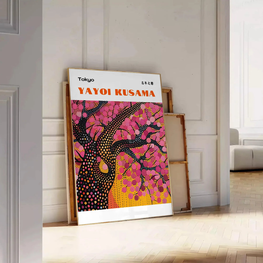 Nature Yayoi Kusama Print Travel Poster High Quality Frame Premium Print Home Decor Color