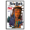 allure vintage New York captivating TWA travel poster elegant gray black hues artwork perfect addition wall art collection unique gift unframed selections