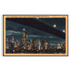 allure New York exquisite travel poster black green hues wall art magnificent piece city vibrant essence gift centerpiece space
