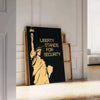 charm New York black yellow poster perfect travel enthusiasts city lovers vibrant wall art ideal gift space artwork unframed print style