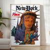 allure vintage New York captivating TWA travel poster elegant gray black hues artwork perfect addition wall art collection unique gift unframed selections