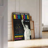 Affiche captivante New York art voyage Northwest Airlines teintes élégantes noir vert une touche moderne artistique cadeau disponibles A4 cm 60×80 A0