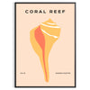 allure ocean animal art captivating poster vibrant black orange hues wall unique gift print splash marine elegance space sizes A4 cm A0