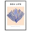 vibrant world ocean wildlife stunning poster mesmerizing blend orange blue hues splash color room artwork unique gift unframed versions