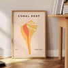 allure ocean animal art captivating poster vibrant black orange hues wall unique gift print splash marine elegance space sizes A4 cm A0