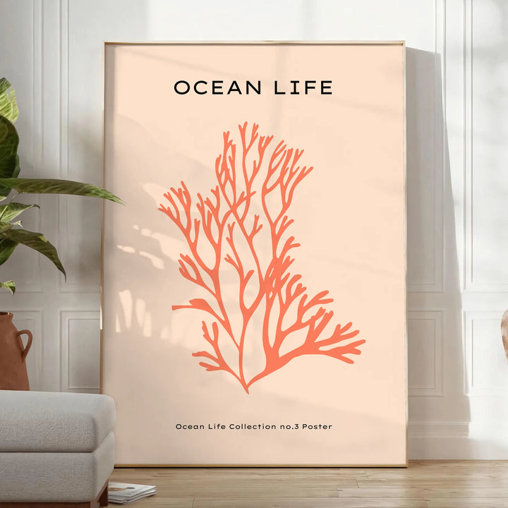 Ocean Animal Poster 2 Travel Poster High Quality Frame Premium Print Home Decor Color