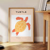 deep captivating ocean animal poster black orange hues wall art print inspiring gift nature lovers mystique space available A4 cm A0