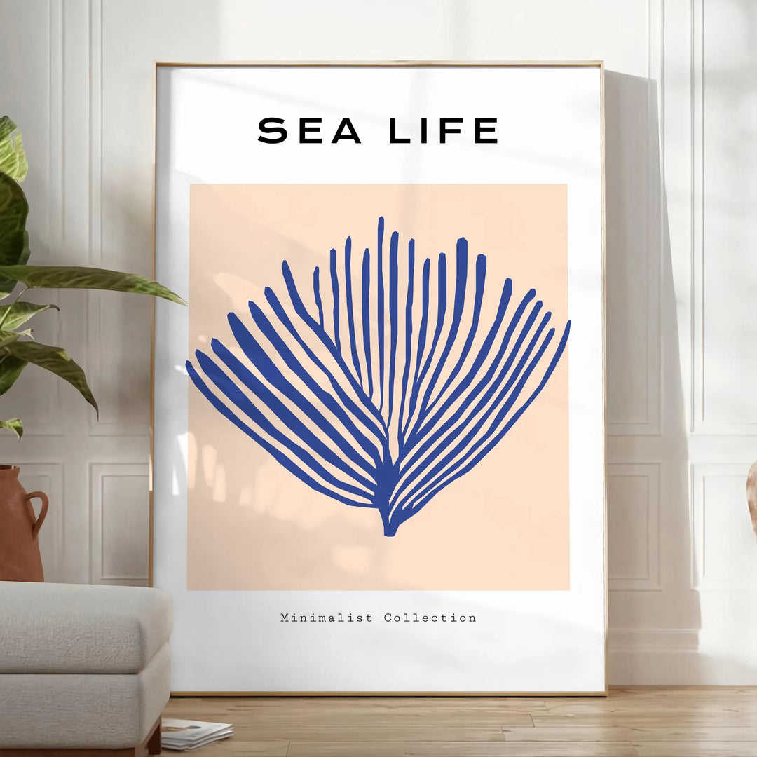 Ocean Wildlife Poster Travel Poster High Quality Frame Premium Print Home Decor Color