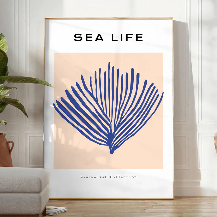 Ocean Wildlife Poster Travel Poster High Quality Frame Premium Print Home Decor Color