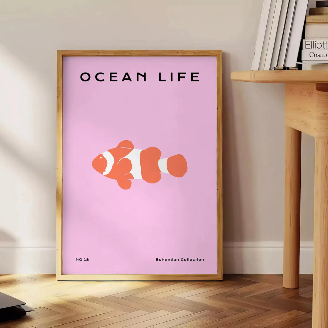 Ocean Wildlife Print 1 Travel Poster High Quality Frame Premium Print Home Decor Color