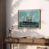 essence Boston Office 99 State St travel poster green gray tones wall art unique gift print touch elegance space unframed today stylish decor upgrade