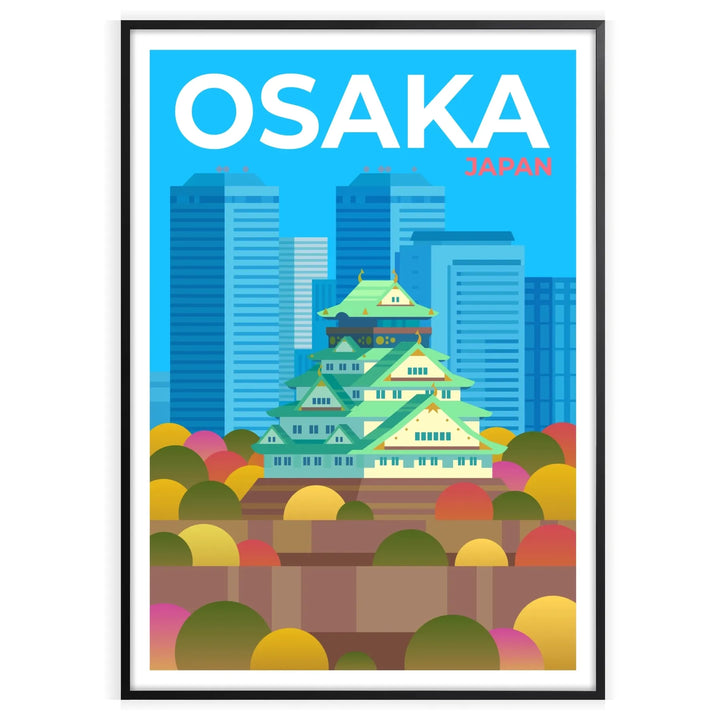 Osaka Print Japon Affiche d’art mural