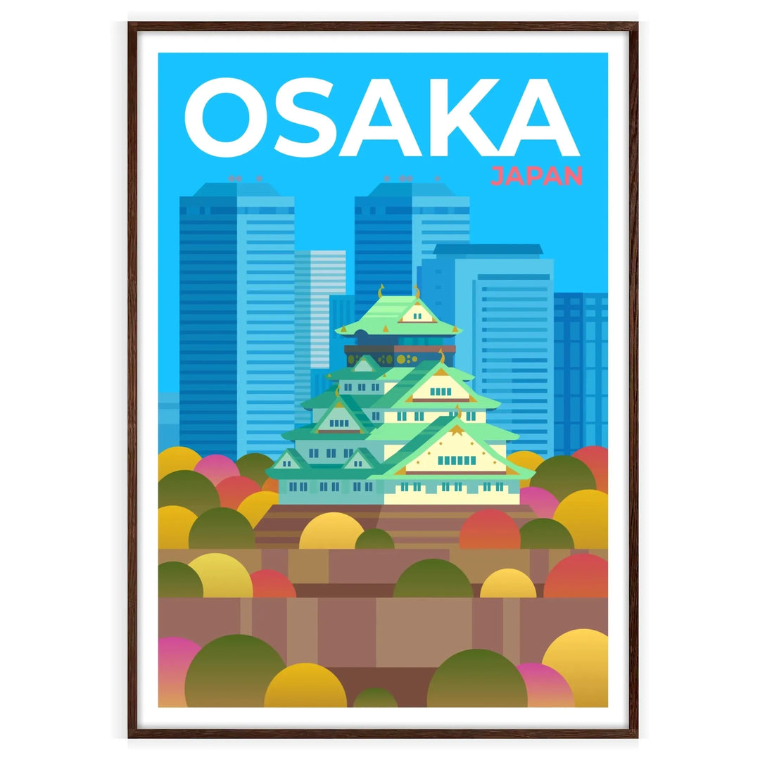 Osaka Print Japon Affiche d’art mural