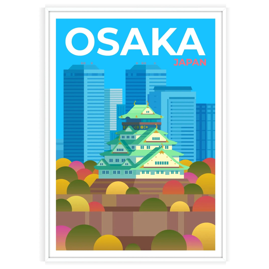 Osaka Print Japon Affiche d’art mural