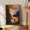 beauty Pacific Northwest black green poster touch wanderlust space wall art exceptional gift decor stunning print available