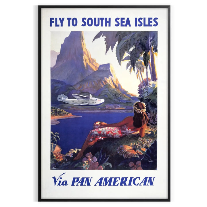 Impression d’affiche de voyage panaméricaine 