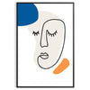 affiche élégante Papier Découpés tons gris blanc une touche artistique unique espace cadeau original A4 cm A0