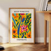 space stunning papier découpé poster vibrant orange white wall art thoughtful gift captivating artwork sophisticated touch room sizes A4 cm A0