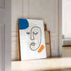 affiche élégante Papier Découpés tons gris blanc une touche artistique unique espace cadeau original A4 cm A0