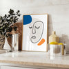 affiche élégante Papier Découpés tons gris blanc une touche artistique unique espace cadeau original A4 cm A0