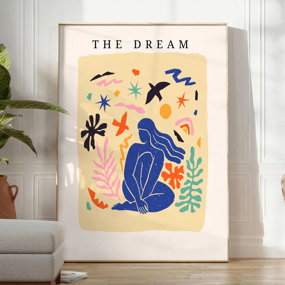 Papier Découpés Wall Art 1 Travel Poster High Quality Frame Premium Print Home Decor Color