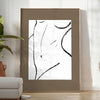 élégante affiche Papier Découpés nuances gris blanc parfait intérieur cadeau unique œuvre moderne merveille décor disponibles A4 cm A0