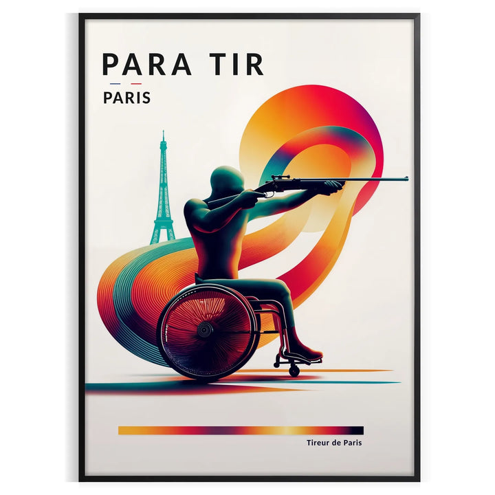 Para Tir Paris Poster Travel Poster High Quality Frame Premium Print Home Decor Color