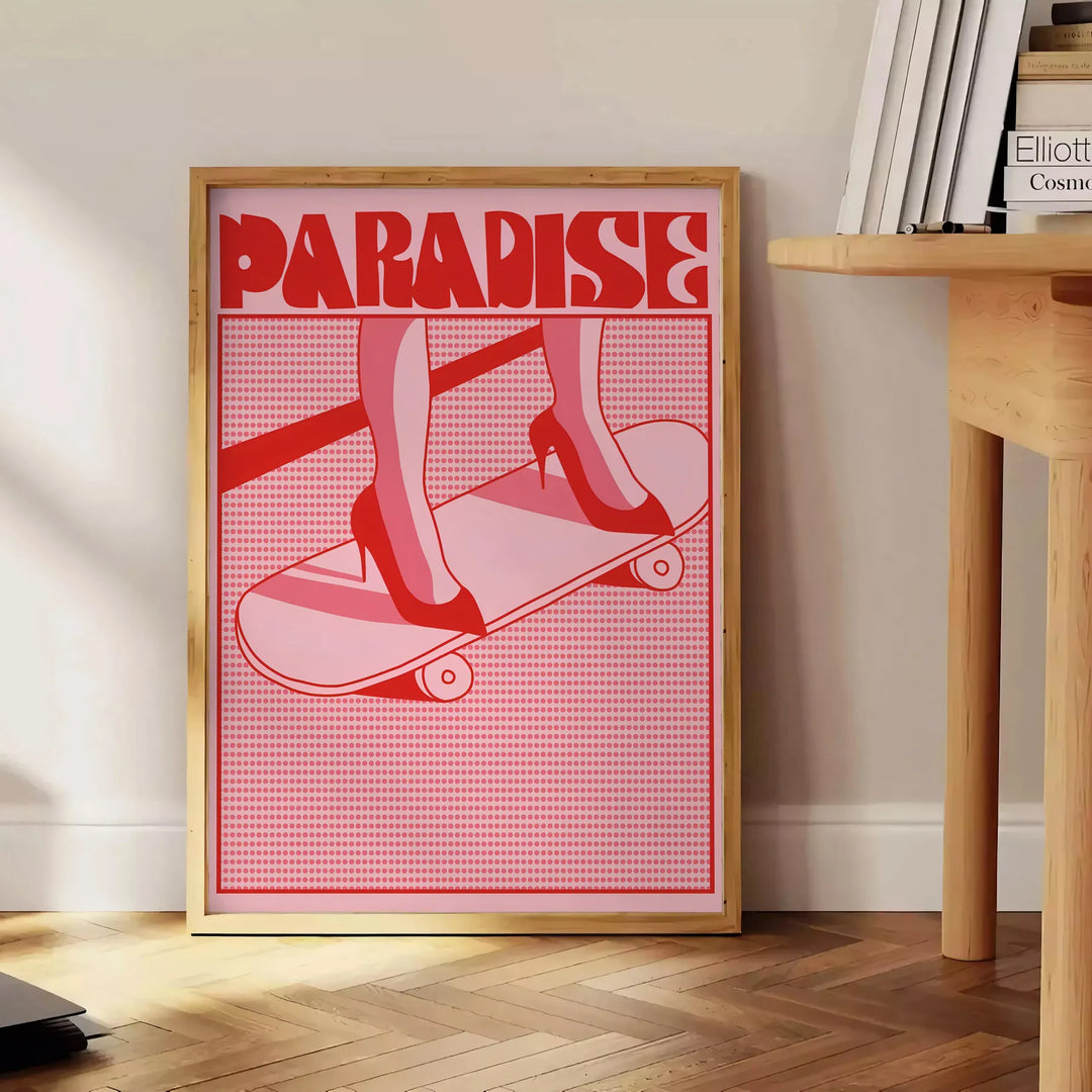 Paradise Trendy Poster Travel Poster High Quality Frame Premium Print Home Decor Color