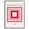 space Paris Museum Graphic Art poster black orange hues enthusiasts captivating wall unique gift sizes A4 cm A0 decor today