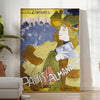 space Paris Almanac Vintage Poster stunning black blue captivating wall art piece perfect gift lovers enthusiasts room timeless elegance frame