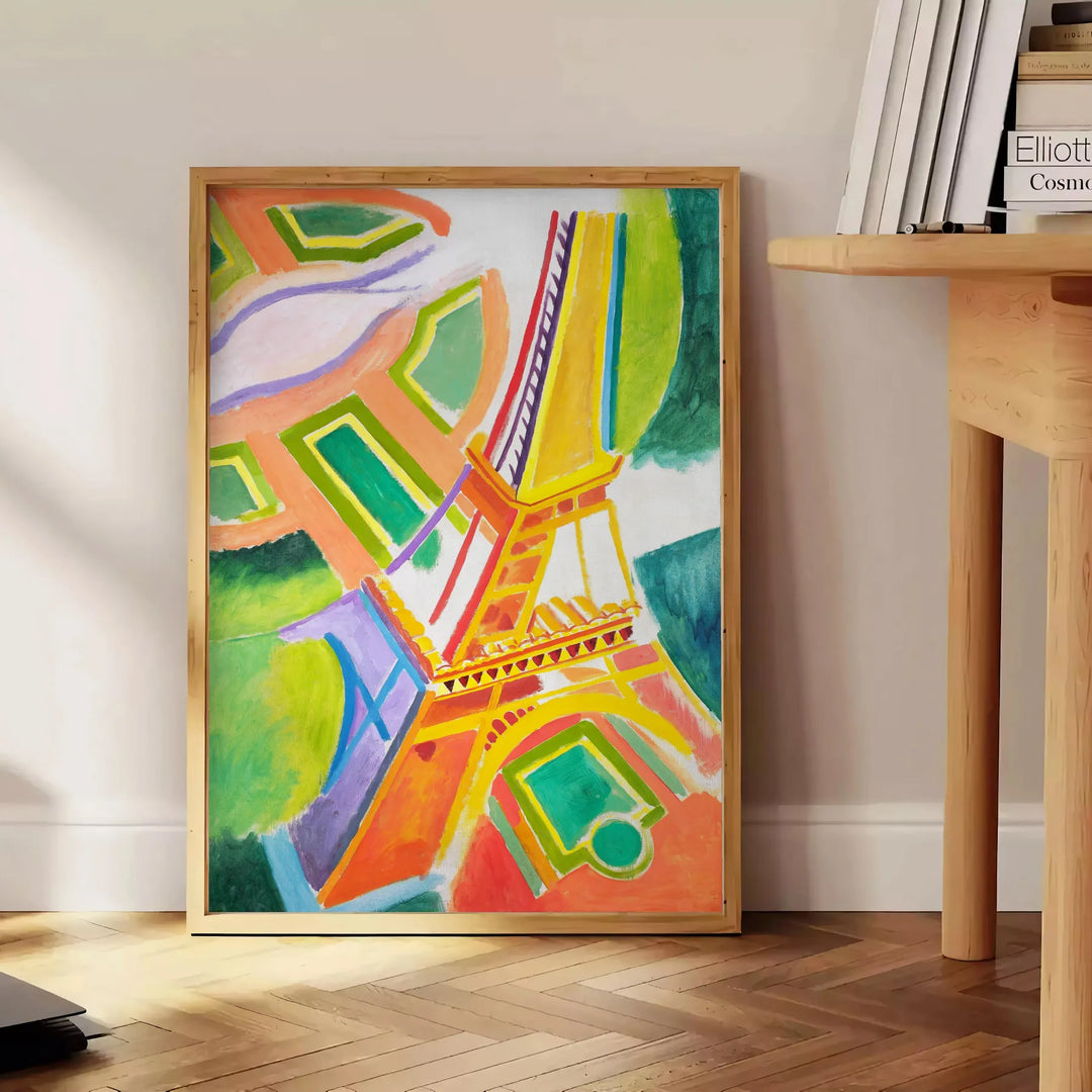 Paris Painting Graphic Poster Travel Poster High Quality Frame Premium Print Home Decor Color