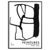 captivating Peintures poster Studio Bringas maximalist masterpiece black white wall art unique gift artwork space style