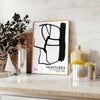 captivating Peintures poster Studio Bringas maximalist masterpiece black white wall art unique gift artwork space style