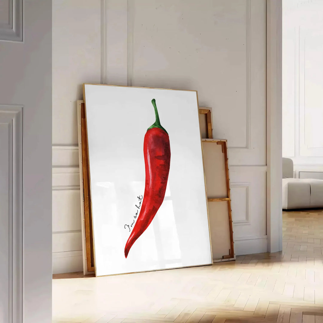 Pepper 2 Kitchen Print Travel Poster High Quality Frame Premium Print Home Decor Color