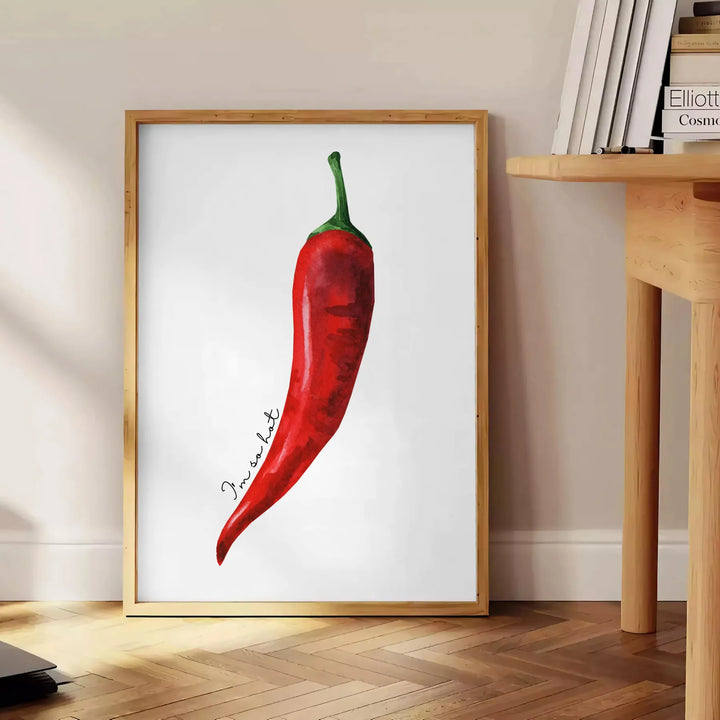 Pepper 2 Kitchen Print Travel Poster High Quality Frame Premium Print Home Decor Color