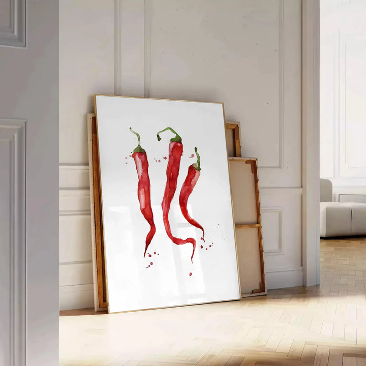 Pepper Kitchen Art Travel Poster High Quality Frame Premium Print Home Decor Color