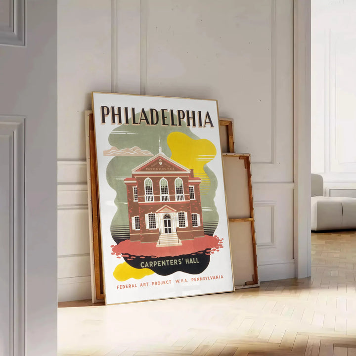 Philadelphia Travel Poster Poster Travel Poster High Quality Frame Premium Print Home Decor Color