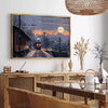 space captivating pixel art poster stunning gray blue color palette unique wall thoughtful gift lover sizes A4 inches A0