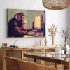 space vibrant pixel art poster black green hues wall unique gift artwork retro charm decor stunning print
