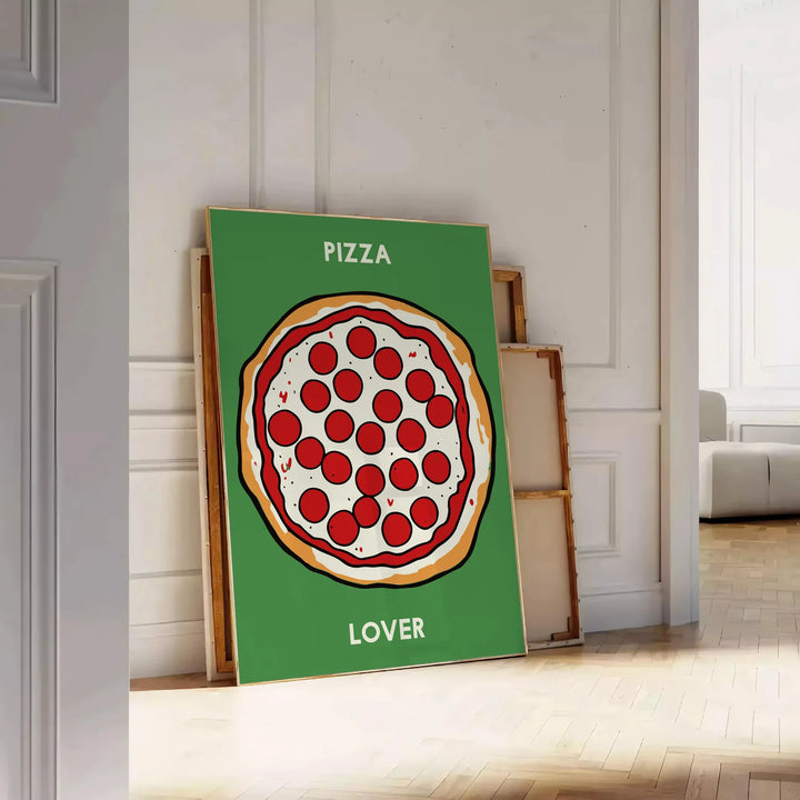 Pizza Kitchen Print Travel Poster High Quality Frame Premium Print Home Decor Color