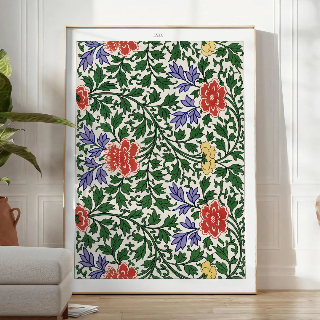 Plant Art Print Travel Poster High Quality Frame Premium Print Home Decor Color