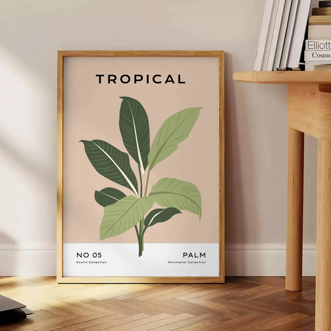 Plant Wall Print 4 Travel Poster High Quality Frame Premium Print Home Decor Color